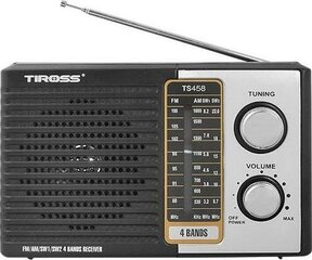 Tiross TS-458 hind ja info | Raadiod ja äratuskellad | kaup24.ee