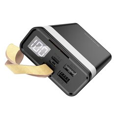 Повербанк Borofone BJ18 COOLMY 20000 мАч / 2 x USB, черный цена и информация | Зарядные устройства Power bank  | kaup24.ee