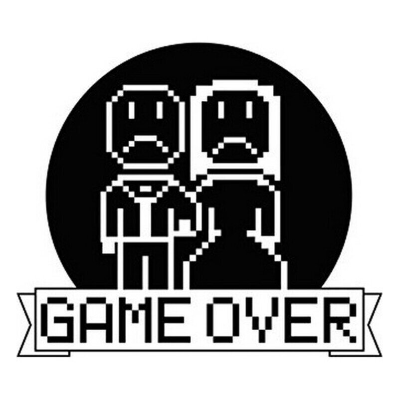 Autokleebis Game Over hind ja info | Lisaseadmed | kaup24.ee