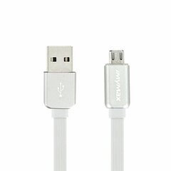 Mymax Business Micro USB andmekaabel valge hind ja info | Mobiiltelefonide kaablid | kaup24.ee