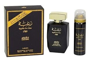 Lattafa Raghba For Men - EDP 100 ml + deodorant spray 50 ml цена и информация | Мужские духи | kaup24.ee