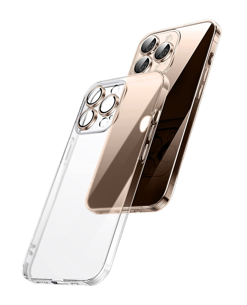 Matt klaasümbris kullast metallist kaamerakaitsega Apple iPhone 12 Pro hind ja info | Telefoni kaaned, ümbrised | kaup24.ee