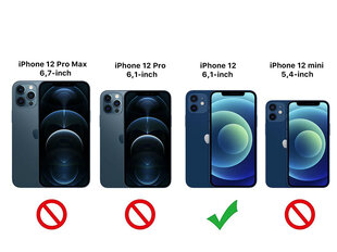 Crystal Clear Glass Case punase metallist kaamerakaitsega Apple iPhone 12 hind ja info | Telefoni kaaned, ümbrised | kaup24.ee