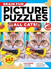 Brain Fun Picture Puzzles: All Cats! цена и информация | Книги о питании и здоровом образе жизни | kaup24.ee