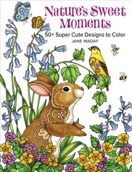 Nature's Sweet Moments: 50plus Super Cute Designs to Color цена и информация | Книжки - раскраски | kaup24.ee