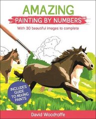 Amazing Painting by Numbers: With 30 Beautiful Images to Complete. Includes Guide to Mixing Paints hind ja info | Tervislik eluviis ja toitumine | kaup24.ee