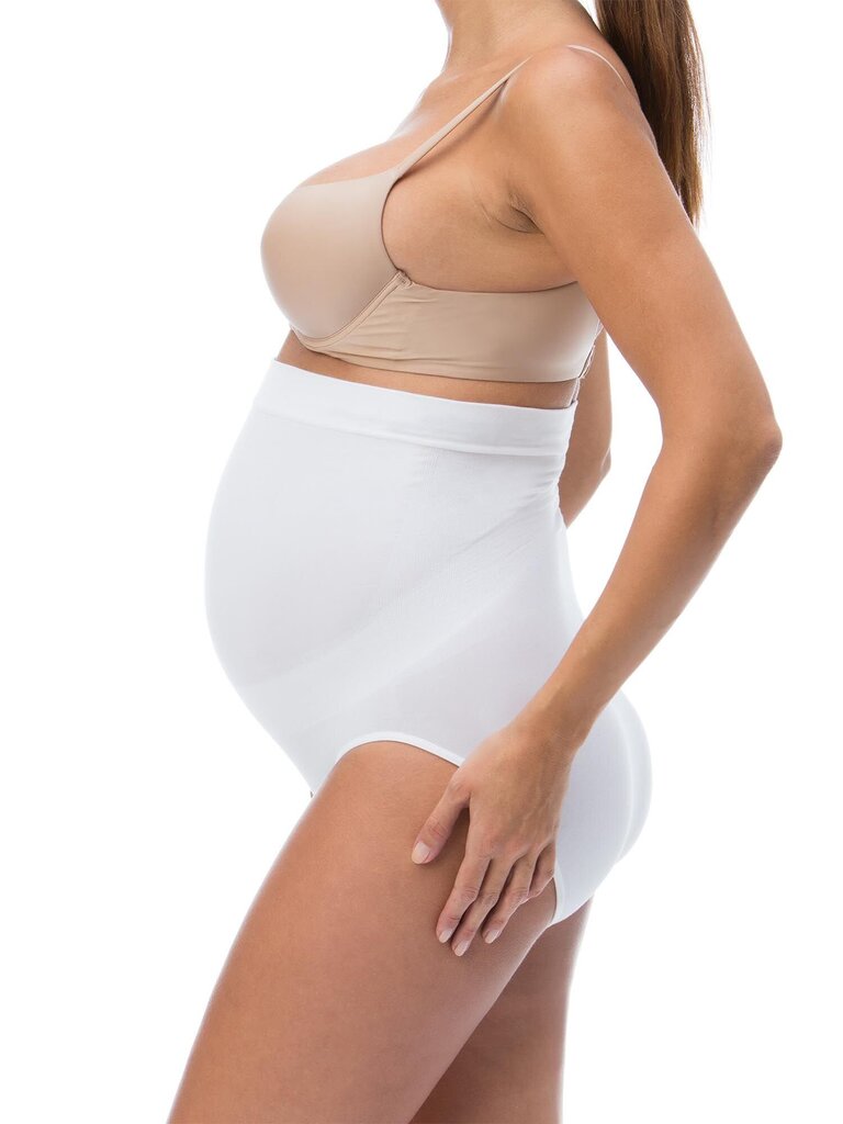 Naiste rasedusaegsed toetavad püksid RelaxMaternity Pre, valged hind ja info | Sünnitusjärgne aluspesu | kaup24.ee