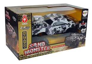 Sand Monster-Camo kaugjuhitav auto, must ja valge hind ja info | Poiste mänguasjad | kaup24.ee