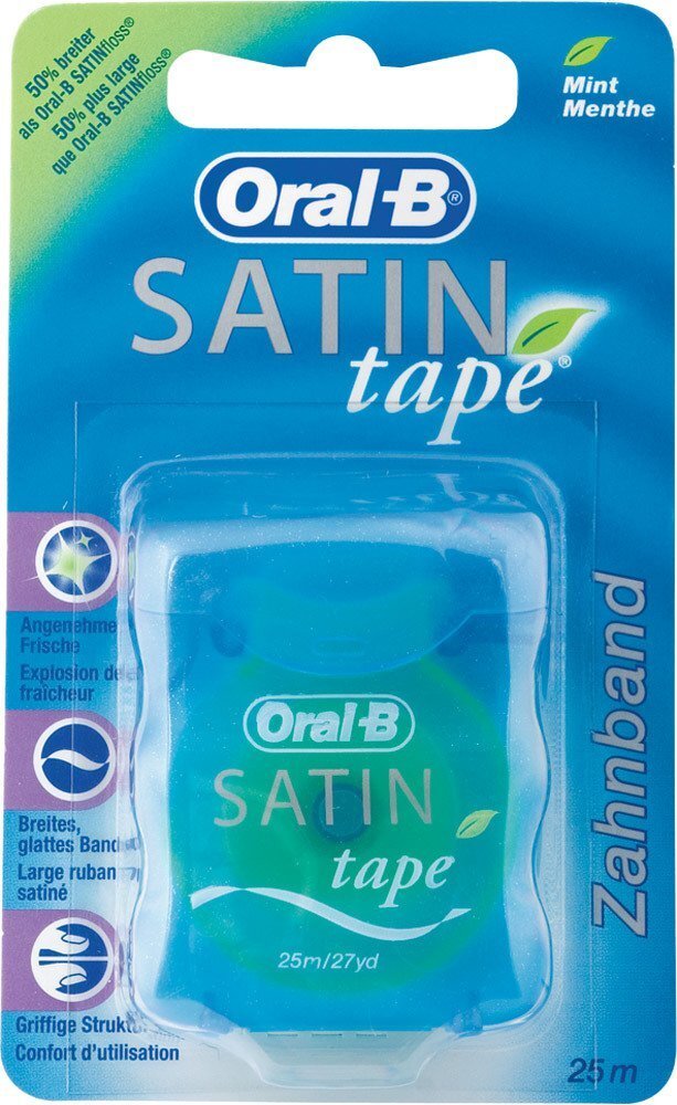 Hambaniit Oral-B Satin Tape Mint 25 m цена и информация | Suuhügieen | kaup24.ee