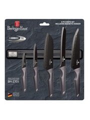 Berlinger Haus комплект ножей с магнитным держателем цена и информация | Подставка для ножей Tescoma Woody, 21 см | kaup24.ee