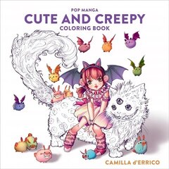 Pop Manga Cute and Creepy Coloring Book цена и информация | Книги о питании и здоровом образе жизни | kaup24.ee