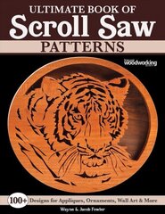 Ultimate Book of Scroll Saw Patterns: Over 200 Designs for Appliques, Ornaments, Wall Art & More цена и информация | Книги об искусстве | kaup24.ee