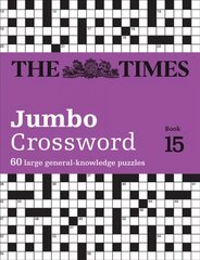 Times 2 Jumbo Crossword Book 15: 60 Large General-Knowledge Crossword Puzzles цена и информация | Книги о питании и здоровом образе жизни | kaup24.ee