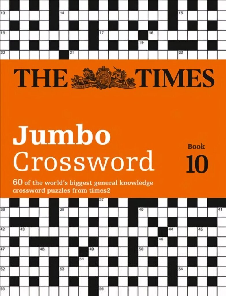 Times 2 Jumbo Crossword Book 10: 60 Large General-Knowledge Crossword Puzzles цена и информация | Tervislik eluviis ja toitumine | kaup24.ee