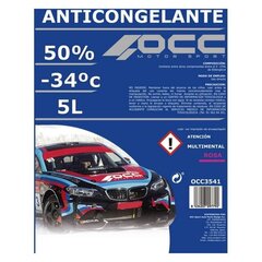 Антифриз OCC Motorsport 50% (5 л) цена и информация | Очищающие и охлаждающие жидкости | kaup24.ee