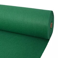 vidaXLi näitusevaip sile 1 x 24 m roheline цена и информация | Ковры | kaup24.ee