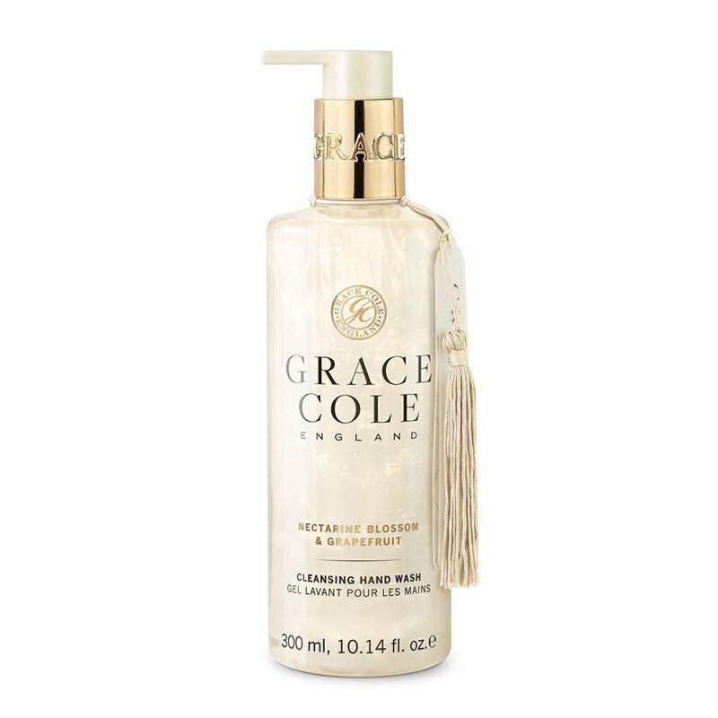 Vedel käteseep Grace Cole Nectarine Blossom & Grapefruit 300 ml цена и информация | Lõhnastatud kosmeetika naistele | kaup24.ee