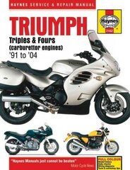 Triumph Triples & Fours (91-04): 91-04 цена и информация | Путеводители, путешествия | kaup24.ee