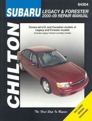 Subaru Legacy (00-09 ) (Chilton) цена и информация | Путеводители, путешествия | kaup24.ee