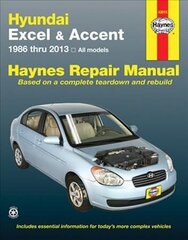 Hyundai Excel & Accent (86-13): 1986 to 2013 hind ja info | Reisiraamatud, reisijuhid | kaup24.ee