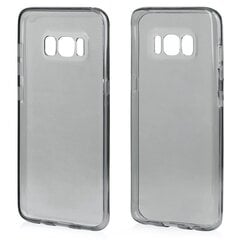 Qult Luxury Ultra Back Case Silicone Case for Samsung G955 Galaxy S8 Plus Transparent-Black цена и информация | Чехлы для телефонов | kaup24.ee