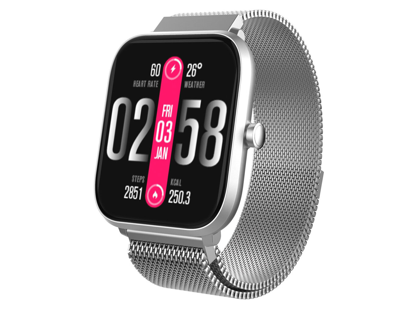 Trevi T-Fit 260 Plus Silver hind ja info | Nutikellad (smartwatch) | kaup24.ee