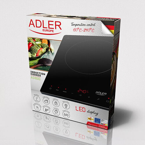 Induktsioonpliit Adler AD 6513 hind ja info | Pliidiplaadid | kaup24.ee
