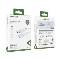 Acefast MFI, USB C/Lightning, 1.2m, 3A hind ja info | Mobiiltelefonide kaablid | kaup24.ee
