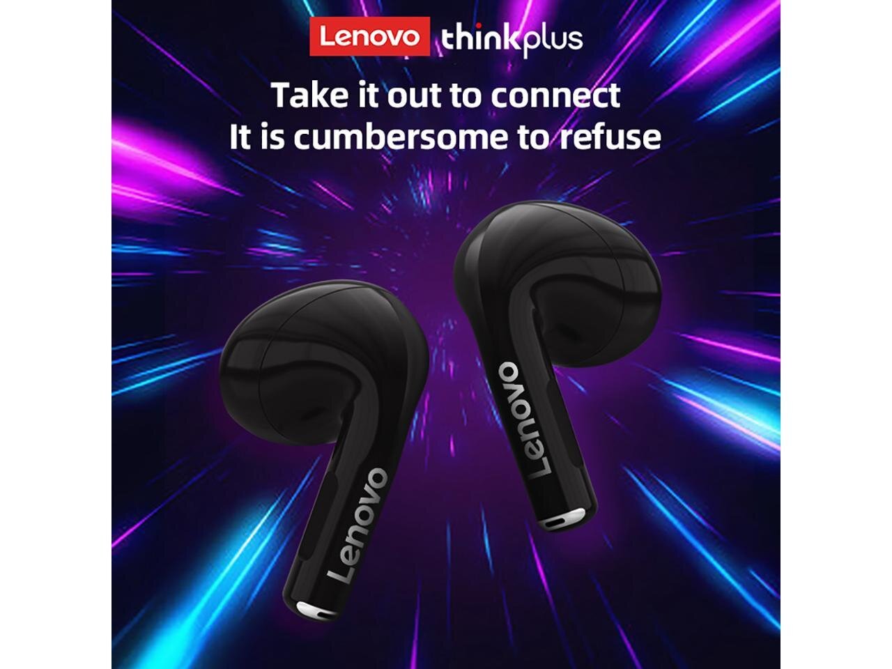 Lenovo LP80PRO LED TWS earphones (black) цена и информация | Kõrvaklapid | kaup24.ee