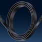 Baseus high Speed Six types of RJ45 Gigabit network cable (flat cable)1.5m Black