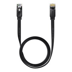 Baseus high Speed Six types of RJ45 Gigabit network cable (flat cable)1.5 м Black цена и информация | Кабели и провода | kaup24.ee