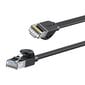 Baseus high Speed Six types of RJ45 Gigabit network cable (flat cable)1.5m Black
