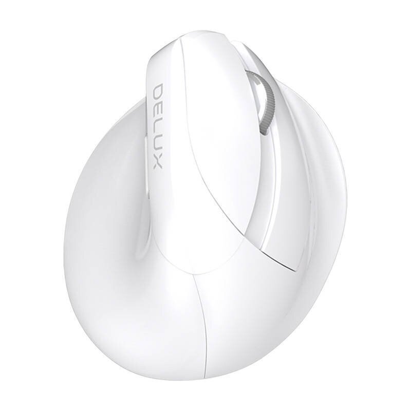 Wireless Vertical Mouse Delux M618Mini DB BT+2.4G 2400DPI (white) hind ja info | Hiired | kaup24.ee