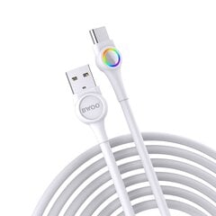 BWOO cable X213C USB - USB-C 1,0 м 2,4A white цена и информация | Кабели для телефонов | kaup24.ee