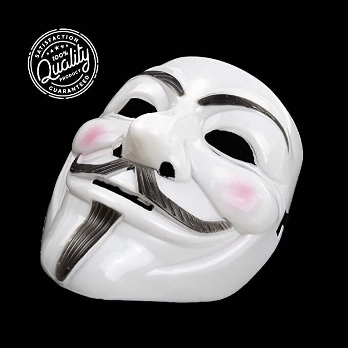 Mask Vendetta, 2 tk. Halloweeni peoks VANVENE Anonymouses цена и информация | Karnevali kostüümid | kaup24.ee