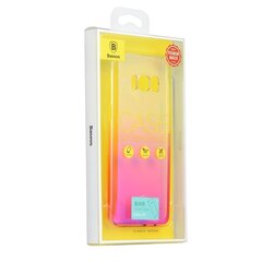 Baseus Glaze Case Impact silikoonist tagus telefonile Apple iPhone 7 / 8, läbipaistev - roosa hind ja info | Telefoni kaaned, ümbrised | kaup24.ee