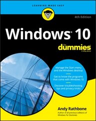 Windows 10 For Dummies 4th Edition цена и информация | Книги по экономике | kaup24.ee