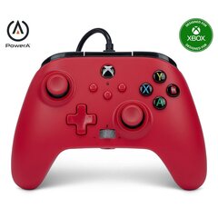 Игровой пульт XBOX ENHANCED WIRED ARTISAN, красный цена и информация | Джойстики | kaup24.ee