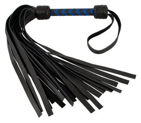 Nahast flogger must/kuninglik hind ja info | BDSM ja fetish | kaup24.ee