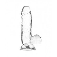 Kristallsõltuvus - läbipaistev dildo - 15 cm hind ja info | Vibraatorid | kaup24.ee