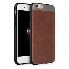 Qult Luxury Slate Back Case Silicone Case for Apple iPhone X Brown цена и информация | Чехлы для телефонов | kaup24.ee