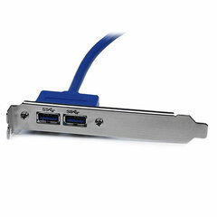 USB-kaabel Startech USB3SPLATE   IDC Sinine hind ja info | Mobiiltelefonide kaablid | kaup24.ee