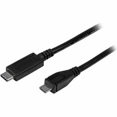 USB C-Micro USB 2.0 Adapter Startech USB2CUB1M  USB C Must hind ja info | Mobiiltelefonide kaablid | kaup24.ee