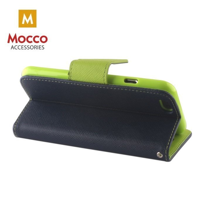 Mocco Fancy Book Case For Samsung A730 Galaxy A8 Plus (2018) Blue - Green цена и информация | Telefoni kaaned, ümbrised | kaup24.ee