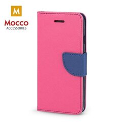 Mocco Fancy Book Case For Samsung A730 Galaxy A8 Plus (2018) Pink - Blue hind ja info | Telefoni kaaned, ümbrised | kaup24.ee