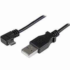 USB-kaabel-Mikro USB Startech USBAUB1MRA   Must hind ja info | Mobiiltelefonide kaablid | kaup24.ee