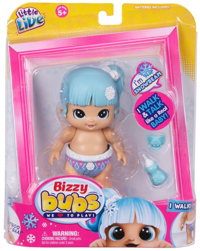 Kõndiv ja rääkiv nukk Little Live Pets Bizzy Moose hind ja info | Tüdrukute mänguasjad | kaup24.ee