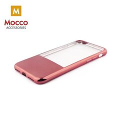 Mocco ElectroPlate Half Silicone Case for Samsung G930 Galaxy S7 Rose Gold hind ja info | Telefoni kaaned, ümbrised | kaup24.ee