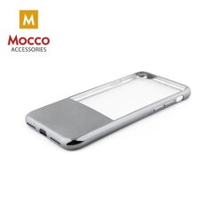 Mocco ElectroPlate Half Silicone Case for Samsung G950 Galaxy S8 Silver hind ja info | Telefoni kaaned, ümbrised | kaup24.ee