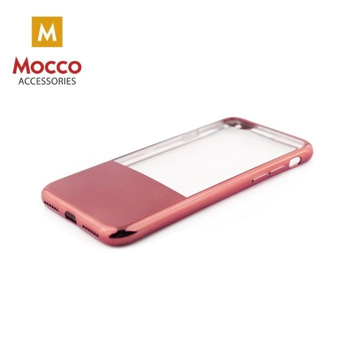 Mocco ElectroPlate Half Silicone Case for Samsung A320 Galaxy A3 (2017) Gold hind ja info | Telefoni kaaned, ümbrised | kaup24.ee